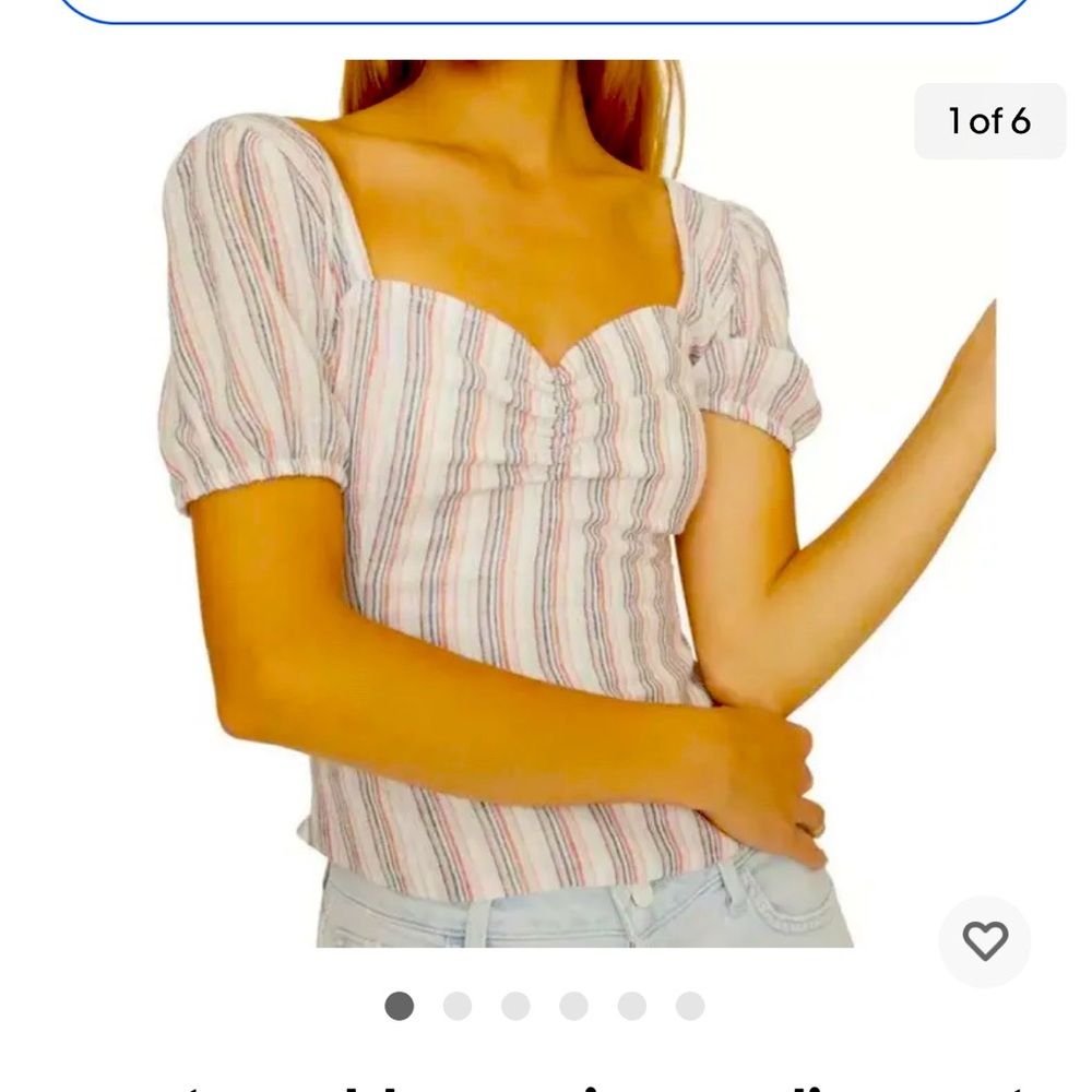 Sanctuary super cute blouse new with tags size medium